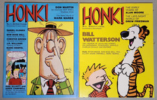 HONK! #1 & 2 NM Alan Moore Don Martin Bill Watterson 1986 Fantagraphics lot of 2