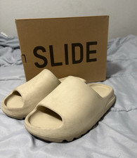 adidas Yeezy Slide Beige Rubber Slip-On Sanda...