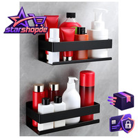 Duschablage Ohne Bohren 2 StüCk Rostfrei Badezimmer Organizer Badregal Dusche
