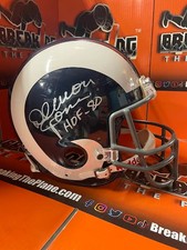 RARE Deacon Jones AUTHENTIC Full Size Helmet Los Angeles Rams Throwback Proline