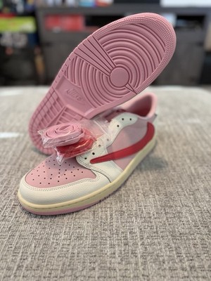Nike Air Jordan 1 Low OG SP Travis Scott Sail Tropical Pink Cactus Jack NIB/DS