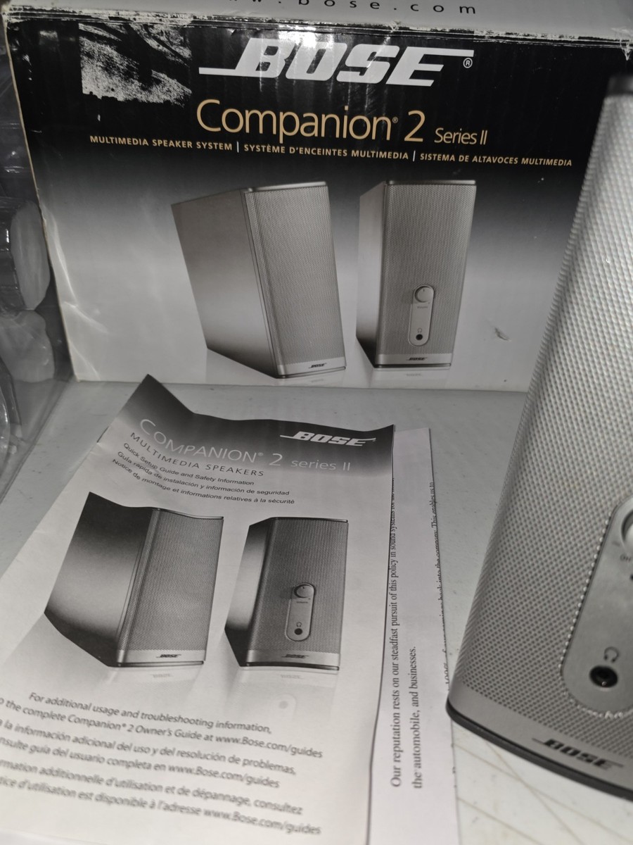 Bose Companion 2 Series III Multimedia Speaker System - Tested | eBay