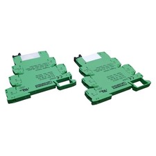 Lot of 2 Phoenix Contact 2961118 Relays w/Relay Base SPDT, 250VAC/DC, 60VDC Coil