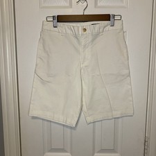 Polo Ralph Lauren Shorts Girls 14 NWOT Classic Fit Chino White Stretch