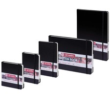 Art Creation Skizzenbuch Schwarz Sketch Book Hardcover 140g/80 Blatt Papier