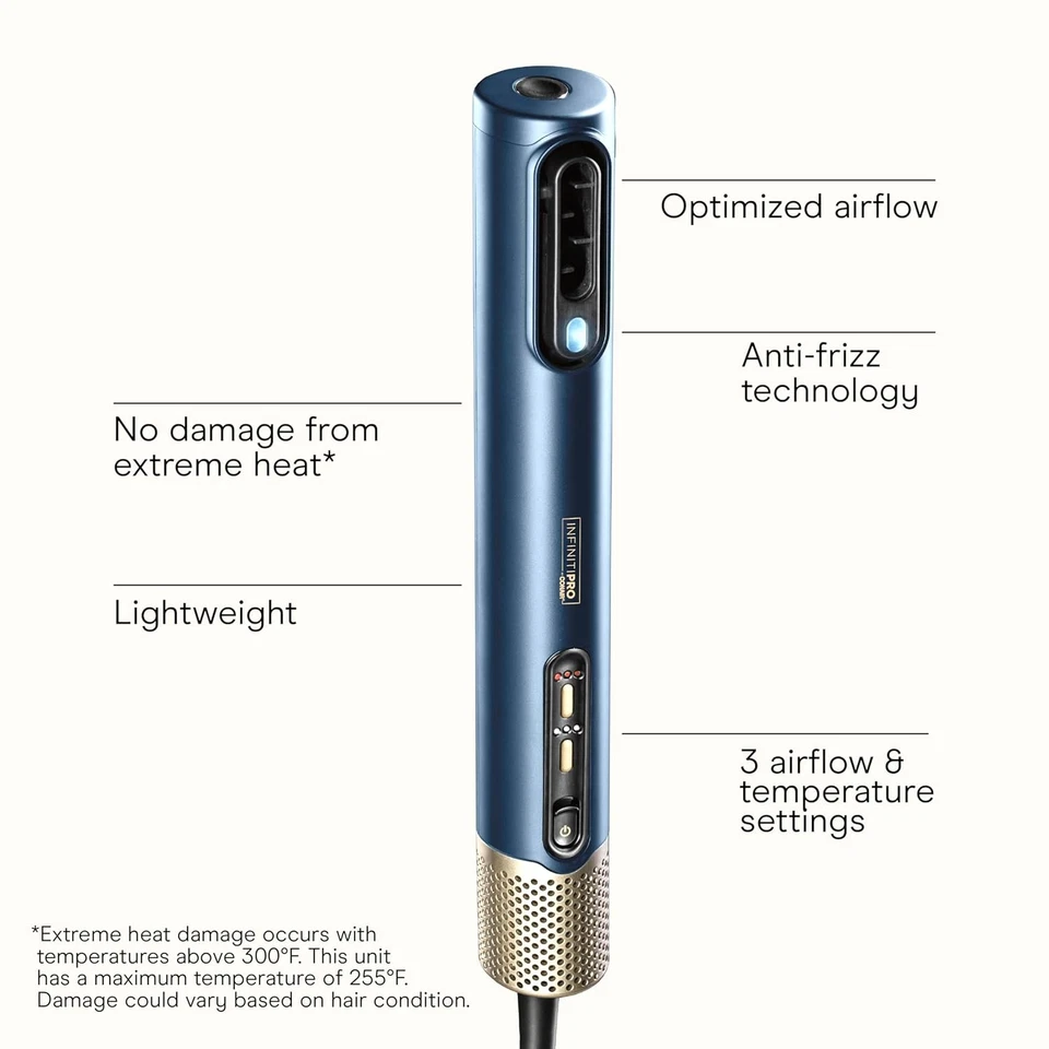 Varita de secado para secador de pelo Conair Infiniti PRO de CONAIR DigitalAIRE Foto 3 de 4