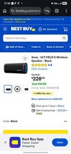 Sony ULT FIELD 5 Wireless Portable Bluetooth Speaker Black Brand New