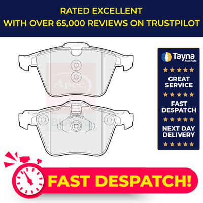 Brake Pads Set fits VOLVO V70 Mk3 2.0D Front 07 to 16 30736322 30793539 30793857