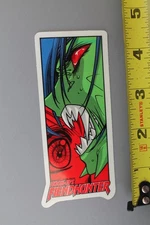 Hook-Ups Skateboards Head Hunter Demon Anime Z3A Vintage Skateboarding STICKER