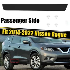 Fit 14-22 Nissan Rogue Black Right Rear Door Trim Lower Molding Passenger Side
