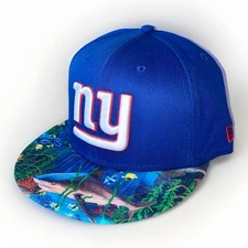 New York Giants Aquatic Ocean Shark Fish Coral Reef Brim 9FIFTY New Era SnapBack