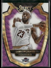 2014-15 Panini Select #119 Lebron James PURPLE WHITE PRIZM