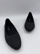 NWOB Skechers Cleo 2.0 Vegan Recycled Knit Sparkle Glitzy Daze Black Size 8