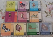 Lot of 10 PFAFF Creative Fantasy Embroidery Cards All Working Very Nice Set A1