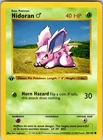 Nidoran M 55/102 Common Base Set Shadowless Pokemon 1st Edition MP