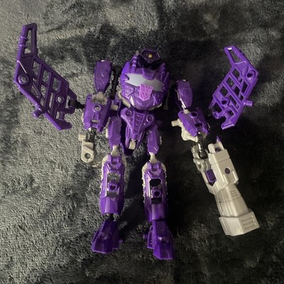 Transformers Construct-Bots Shockwave Hasbro 2013 MISSNG SHOULDER GUARDS