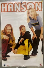 Rolled Vintage 1997 Hanson Thinking Of You 90s Boy Band 21.5X33.5 Poster 006