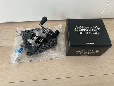Shimano 20 Calcutta Conquest DC 101HG Köderrolle - Silber