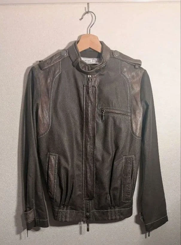 Dior Leather Outer Shell Coats, Jackets & Vests for Women for sale