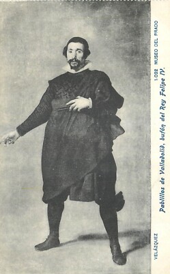 CP MUSEO DEL PRADO PABLILLOS DE VALLADOLID BUFON DEL REY FELIPE IV PAR VELASQUEZ