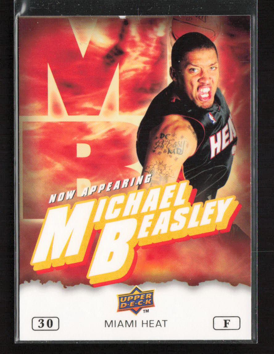2009-10 Upper Deck Now Appearing #NA-2 Michael Beasley Miami Heat