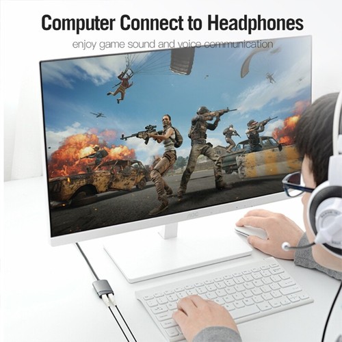 USB External Sound Card 3.5mm Surround Adapter for for Windows for Lin - Afbeelding 5 van 8