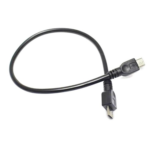25cm Micro USB Male to Micro USB Male Cord Sync OTG Charge Data Cable Cord Phone - Zdjęcie 6 z 8