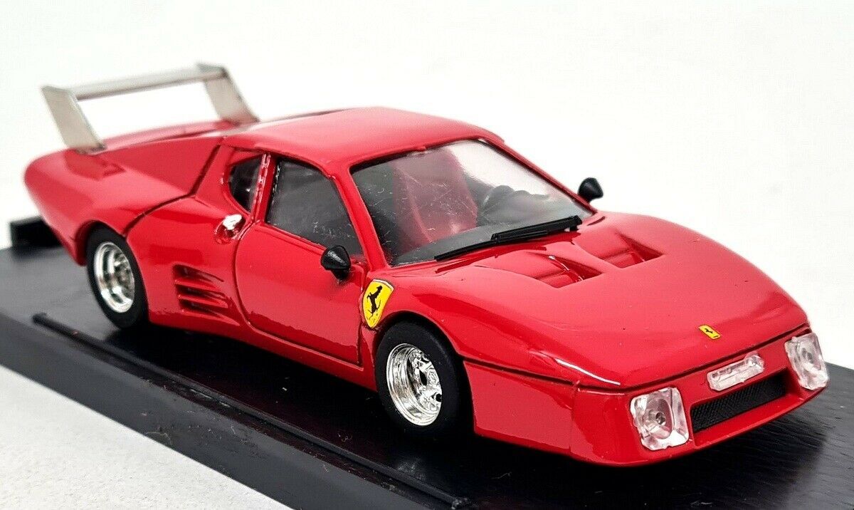 Brumm 1/43 - Ferrari 512BB Prototype Le Mans 1980 Red R210 Diecast