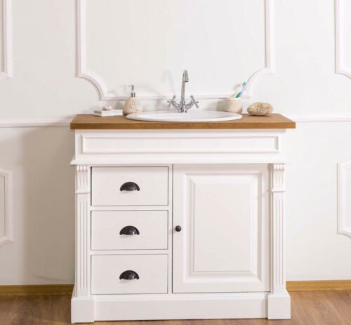VINTAGE PROVENCAL DESIGN IMPERIAL SHABBY CHIC INDUSTRIAL HOME BATHROOM FURNITURE-