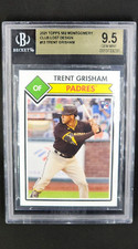 2021 Topps 582 Montgomery Club Lost Design #13 Trent Grisham RC Rookie BGS 9.5