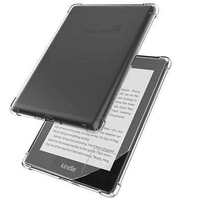For Amaone Kindle Paperwhite 12th Gen 7'' 2024 Clear Case with Screen Protector