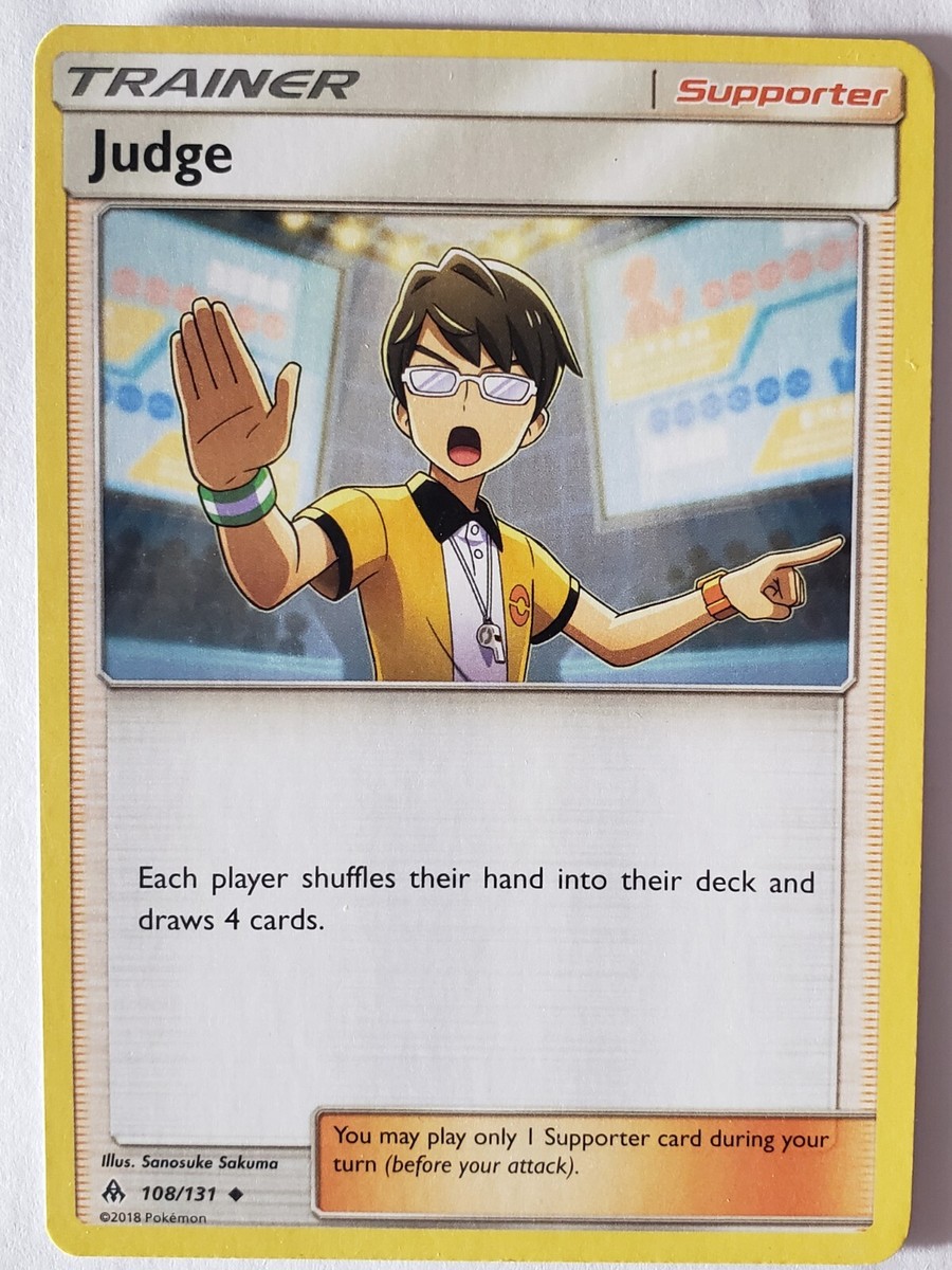 Judge 108/131 VLP / NM - Forbidden Light Sun Moon Pokemon Card $2 Combined  Ship | eBay