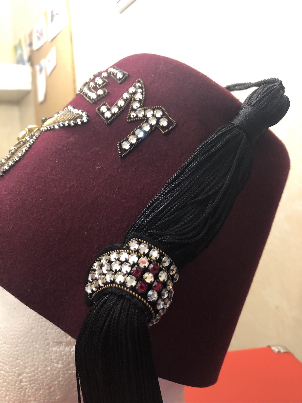 Купить Vintage Karem Fez Shriner Hat 