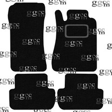Fits Mercedes Clk 2003 To 2009 Tailored Black Carpet Car Floor Mats. 2 Fixings