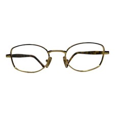 Donna Karan DK123 314 Eyeglasses Frames Gold Rectangular 49-19-140 H4494