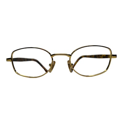 Donna Karan DK123 314 Eyeglasses Frames Gold Rectangular  49-19-140 H4494