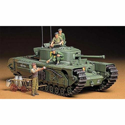 Tamiya 1/35 scale WW2 British Churchill VII tank model kit - Image 9