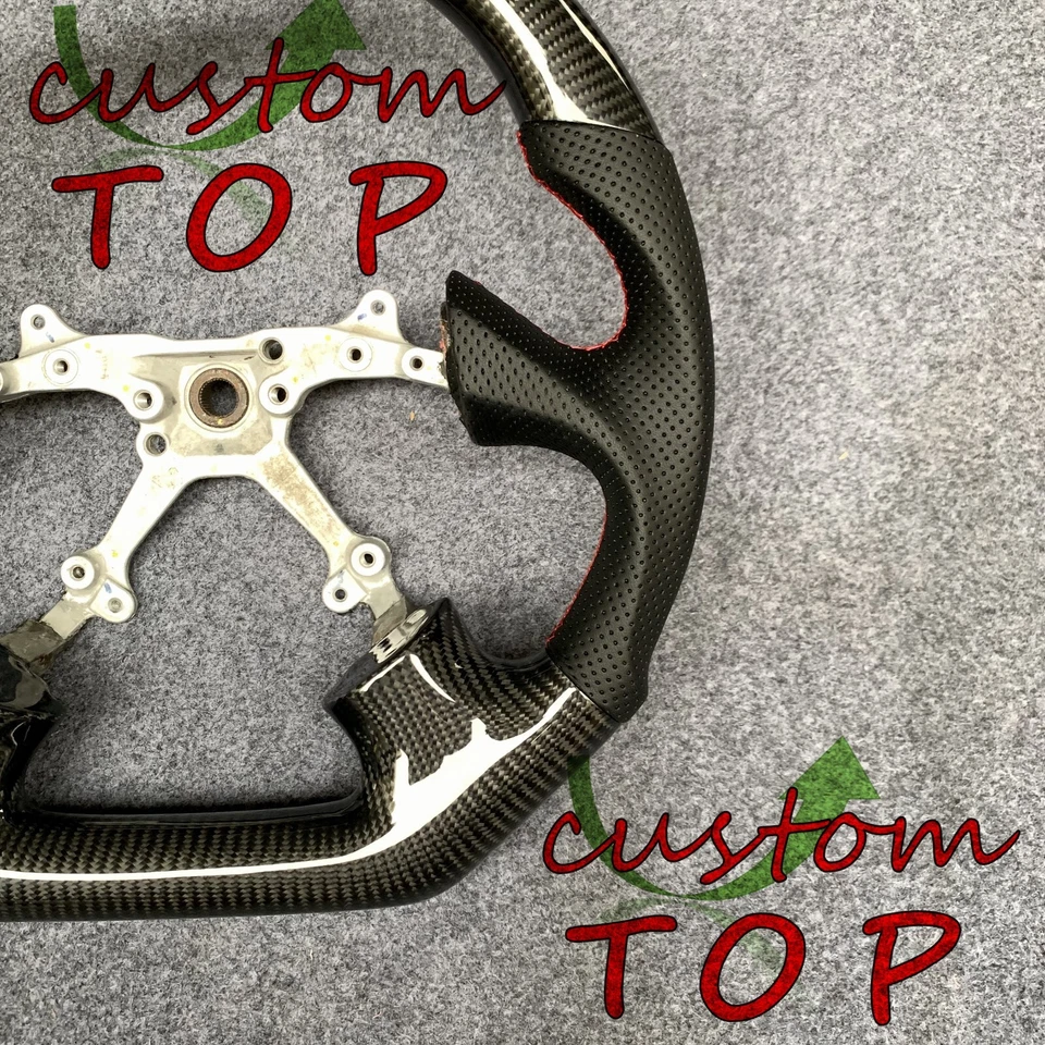 Volante de fibra de carbono real mate apto para Subaru Impreza WRX 2002 2003 2004 Foto 4 de 4