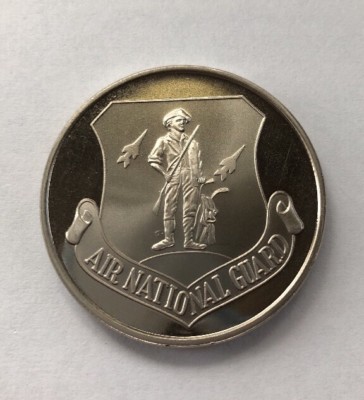 Air National Guard Chiefs Award for Outstanding Performance, Raised Rank Coin B3