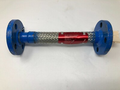 Atlas Hose FH641.001 1 x11-1/4  Flanged Braided SS Flexible Hose/Expansion Joint