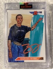 Topps PROJECT 2020 #117 Mariano Rivera Blake Jamieson Red Auto Autograph 75/500