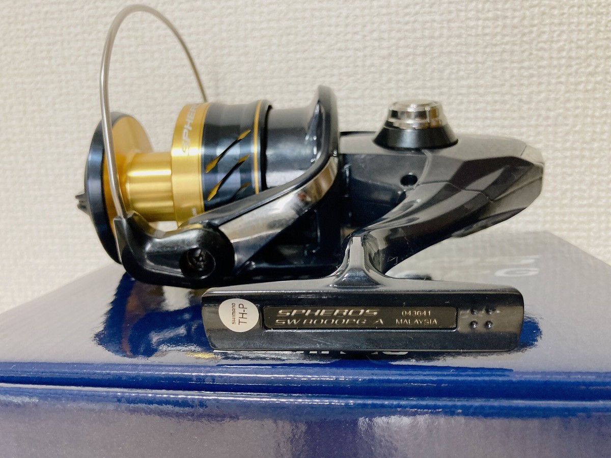 Spinning Reel 21 Spheros SW 8000PG Gear Ratio 4.9:1 Fishing Spinning Reel 21 Spheros SW 8000PG Gear Ratio 4.9:1 Fishing