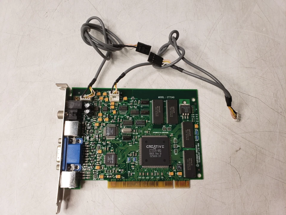 Creative Labs CT7240 Video Decoder Pci Card & Creative Audio PCI Card - Image 2 of 4