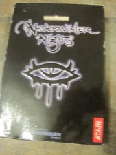 ATARI 'NEVERWINTER NIGHTS - FORGOTTEN REALMS' COMPLETE, WITH CLOTH MAP, EUC
