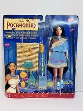 Vintage Disney Pocahontas Swimming Dress n Play Barbie Doll Clothes Outfit - NEW