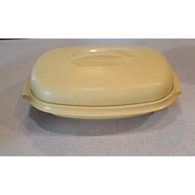 Vintage Tupperware microwave vegetable rice 3 piece steamer 1273-2 1274-6 1275-4