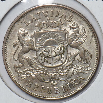 Latvia 1925 2 Lati 295494 combine shipping | eBay display picture 1