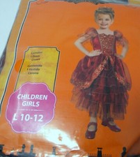 Girls CRIMSON PRINCESS Halloween Costume Size Large 10-12