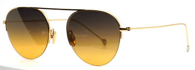 NATHALIE BLANC Otto 239 Pale Gold Mens Aviator Gradient Sunglasses 53-21-142