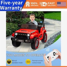 12V Kids Ride On Truck Car with Remote Control Music Led Lights Horn Ride On Toy